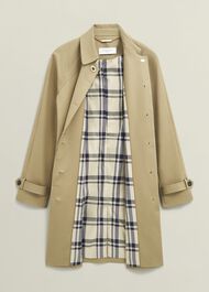 Petite Vivienne Shower Resistant Trench Coat, Fawn Beige, hi-res