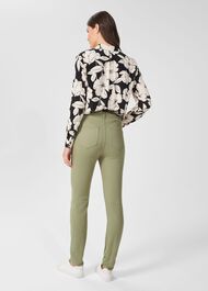 Gia Sculpting Jeans, Light Green, hi-res
