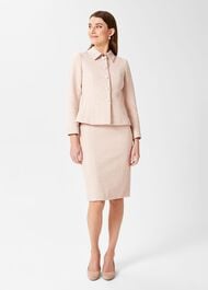 Amelie Shift Dress, Oyster, hi-res