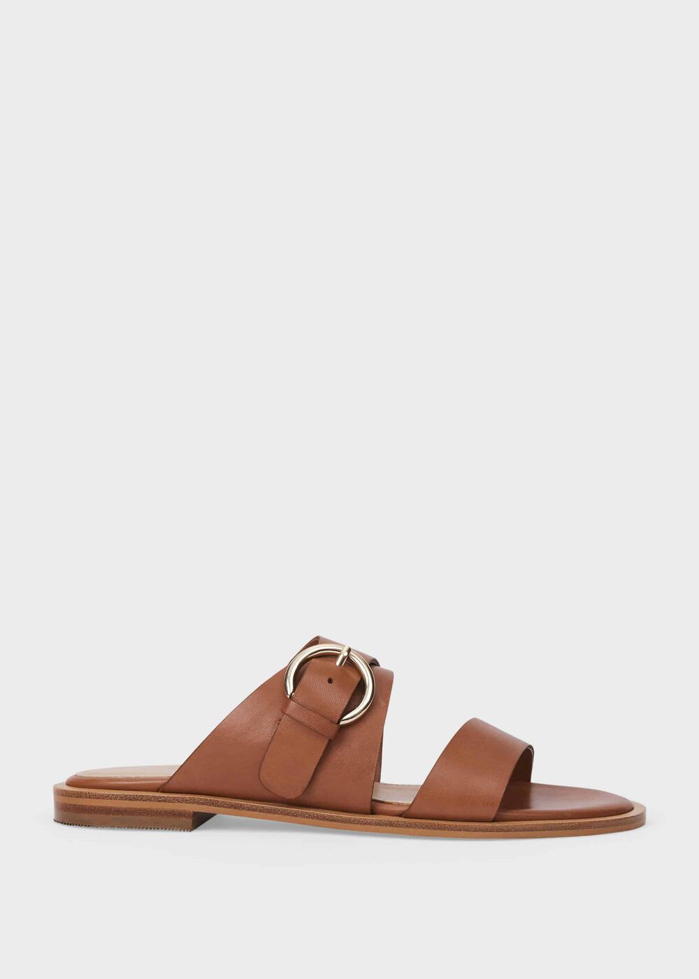 Sienna Leather Sandals , Tan, hi-res