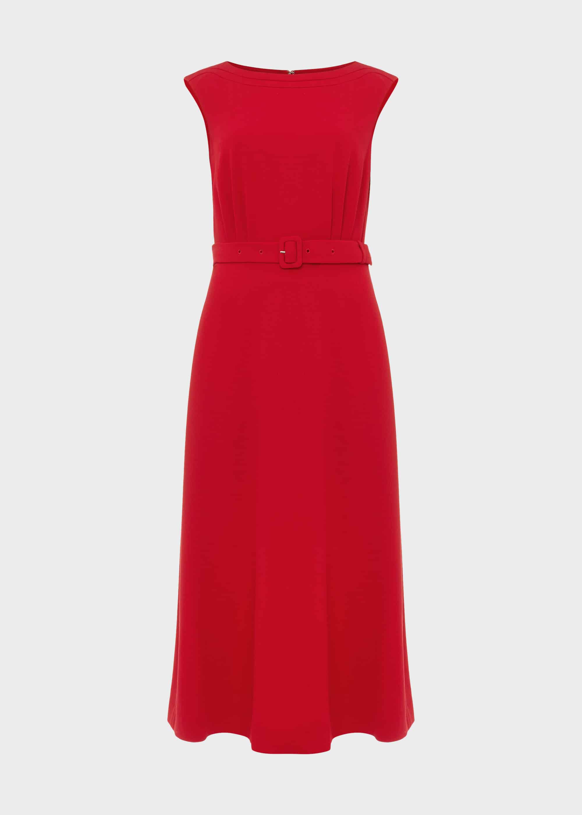 Eloise Crepe Midi Dress | Hobbs US |