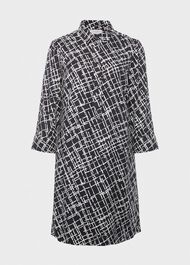 Marciella Tunic Dress , Navy Ivory, hi-res