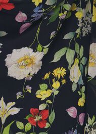 Carly Floral Midi Dress, Midnight Multi, hi-res