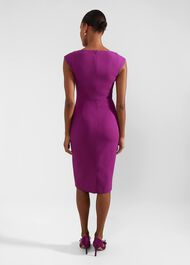 Petite Lillia Shift Dress, Magenta Purple, hi-res