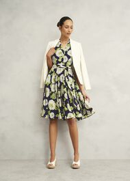 Petite Bea Dress, Navy Multi, hi-res