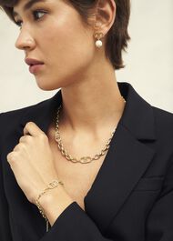 Bette Chain Bracelet, Gold, hi-res