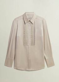 Jaya Silk Shirt, Buff Grey, hi-res