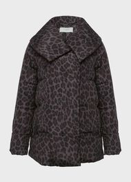 Samara Animal Print Puffer, Animal, hi-res
