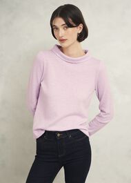 Audrey Wool Cashmere Jumper, Candy Marl, hi-res