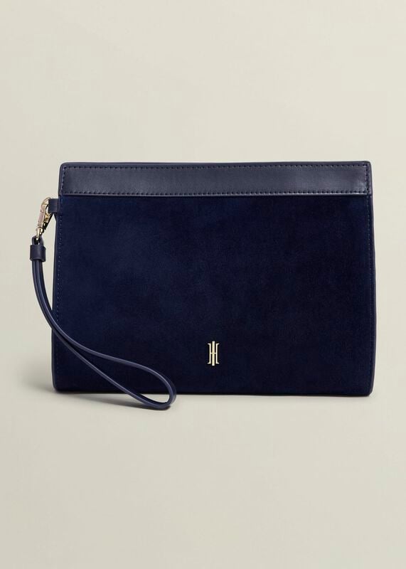 Catherine Suede Wristlet