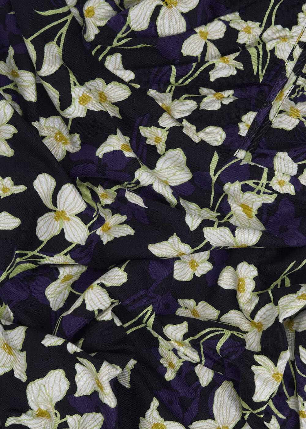 Petite Navy Floral Peyton Jersey Midi Dress, Navy Multi, hi-res
