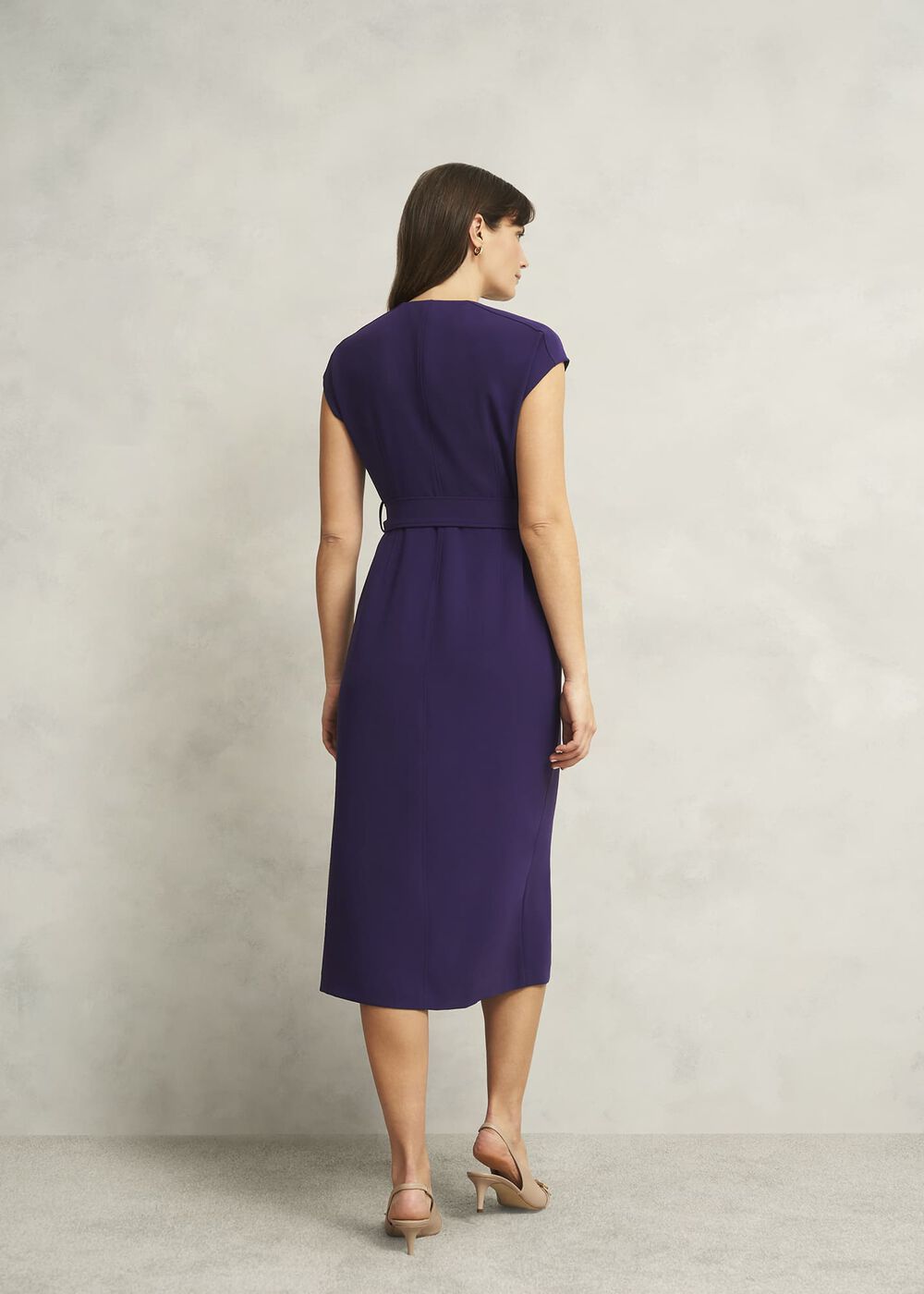 Tania Dress, Grape Purple, hi-res