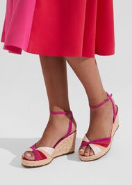 Wimbledon Wedge, Pink Multi, hi-res