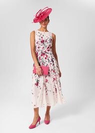 Lizzie Pumps, Bright Pink, hi-res