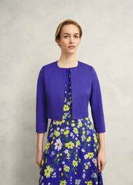 Elize Textured Jacket, Allium Blue, hi-res