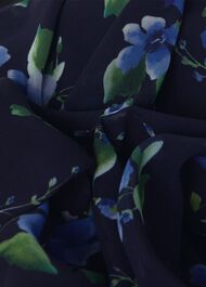 Carly Floral Midi Dress, Navy Blue, hi-res