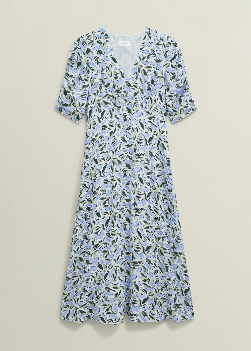 Petite Bonnie Midi Tea dress, Ivory Multi, hi-res