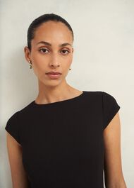 Petite Mia Dress, Black, hi-res
