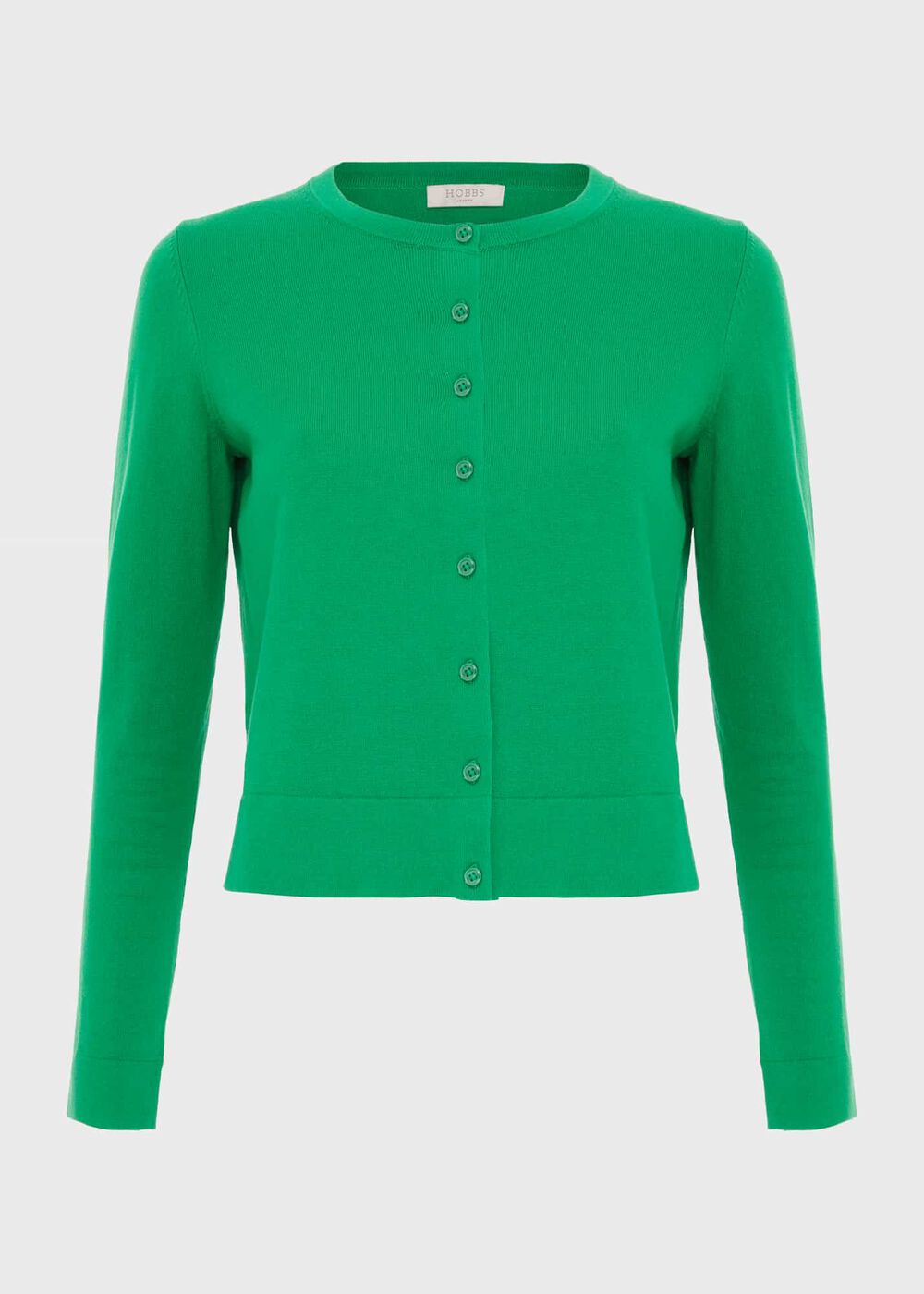 Michelle Cotton Cardigan, Cilantro Green, hi-res