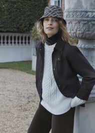 Nell Chunky Cable Sweater, Hobbs Ivory, hi-res