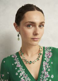Indira Necklace, Green, hi-res