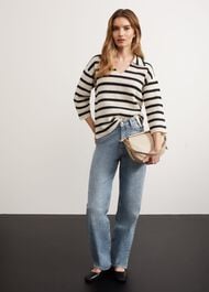 Leigh Straight Jeans, Light Blue, hi-res