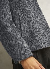Aspel Coat With Wool, Grey Black, hi-res