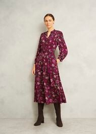 Sofia Dress, Red Multi, hi-res