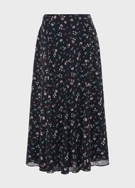 Tess Skirt, Navy Multi, hi-res