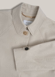 Petite Vivienne Shower Resistant Trench Coat, Buff Grey, hi-res