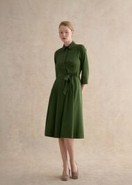 Petite Brigitta Dress, Pine Green, hi-res