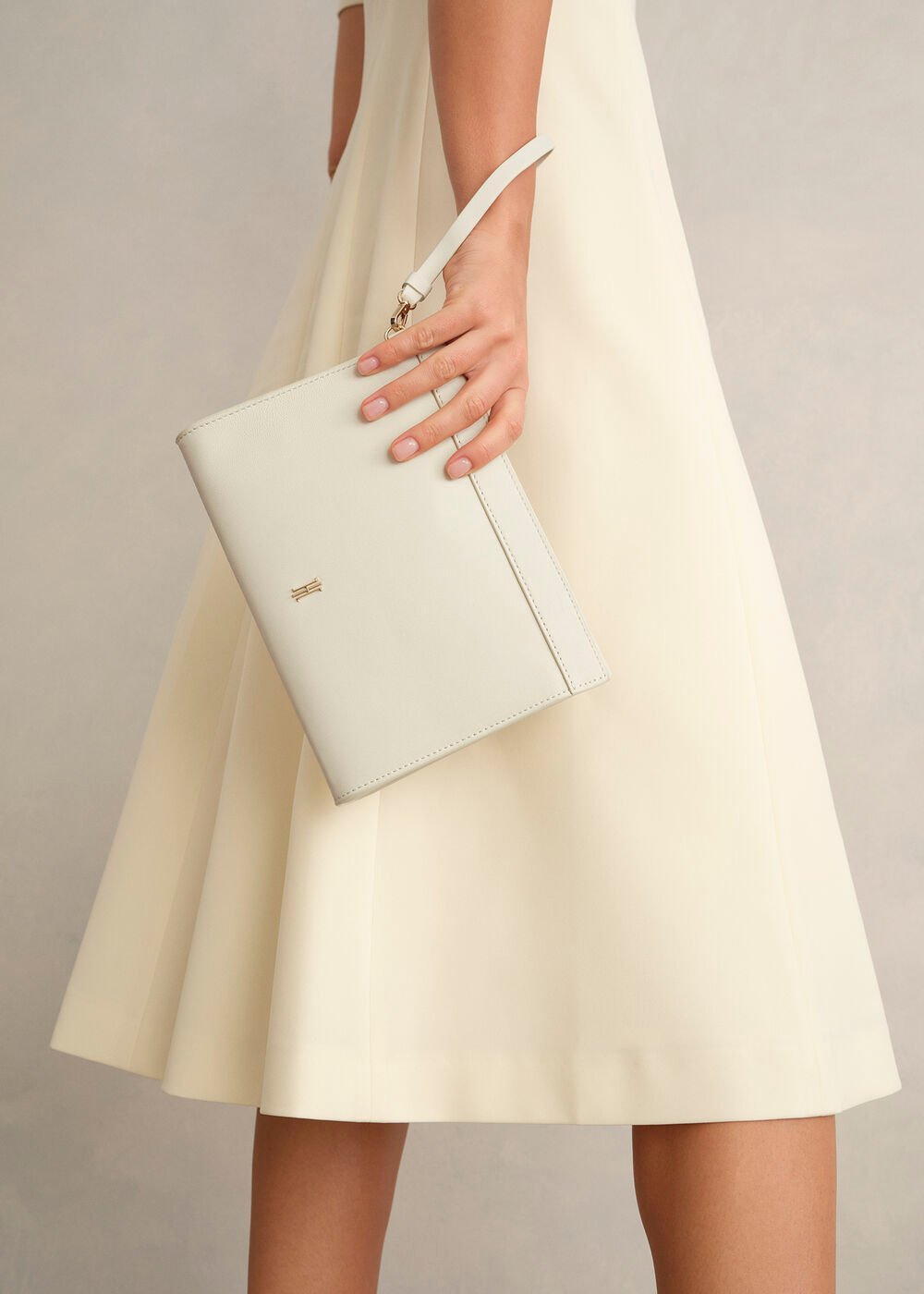 Catherine Wristlet, Warm Ivory, hi-res