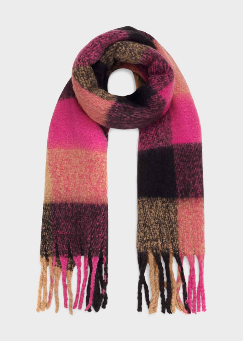Polly Scarf, Bright Pink, hi-res