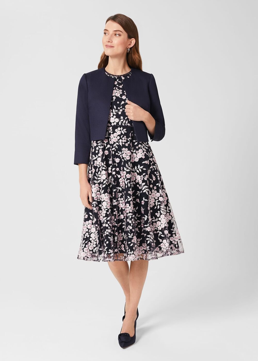 Petite Elize Jacket, Midnight Navy, hi-res