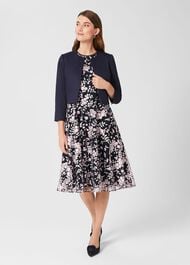 Petite Elize Jacket, Midnight Navy, hi-res