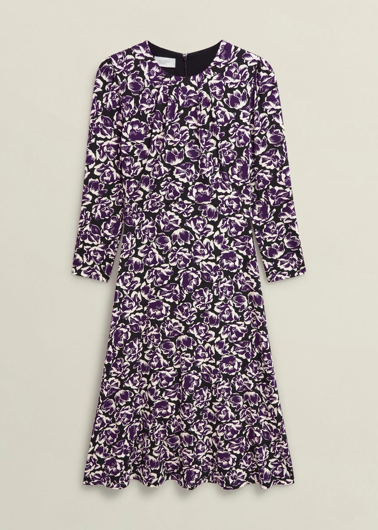 Petite Paige Jersey Dress, Purple Multi, hi-res