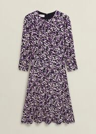 Petite Paige Jersey Dress, Purple Multi, hi-res