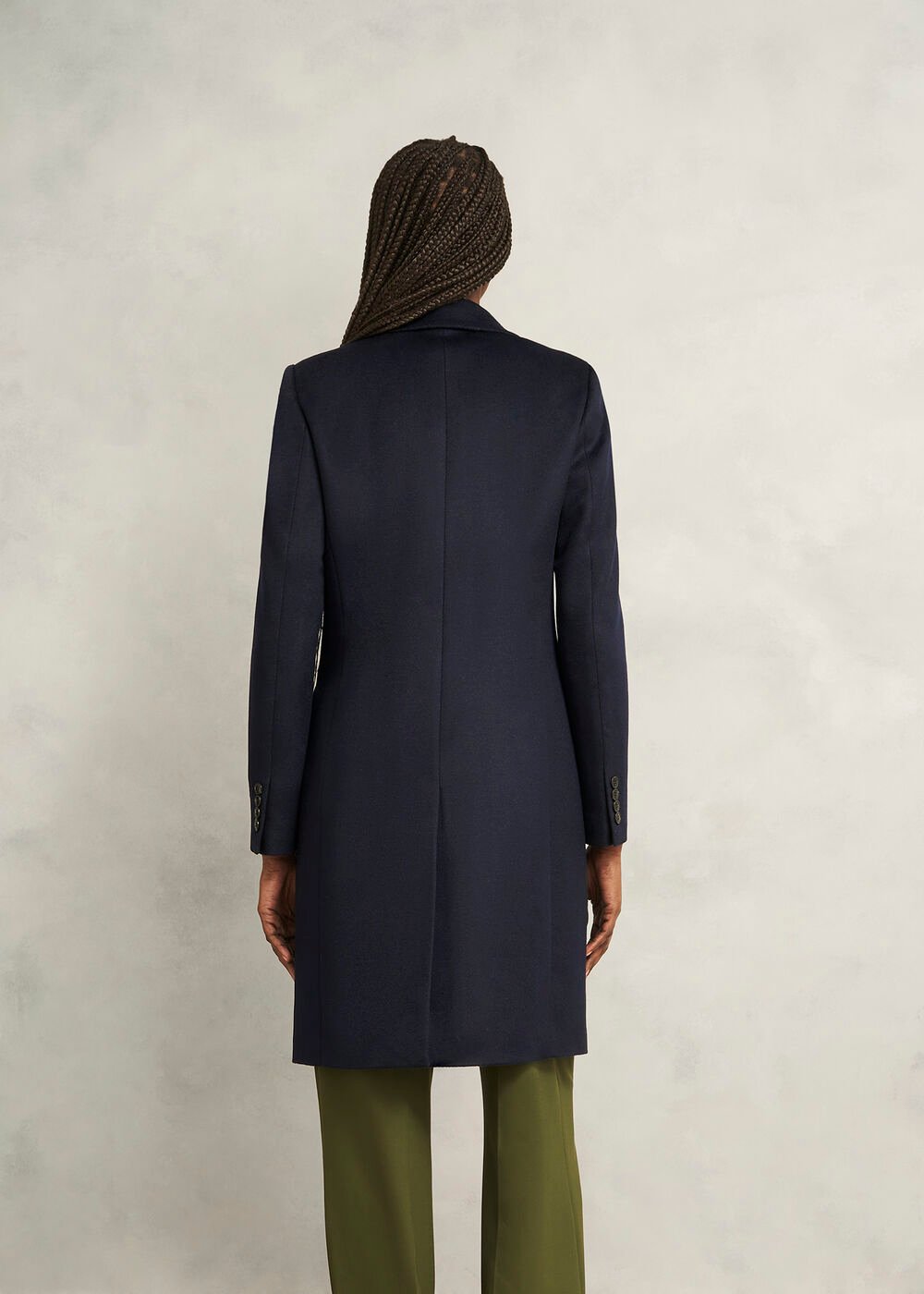 Petite Cavendish Wool Coat, Navy, hi-res
