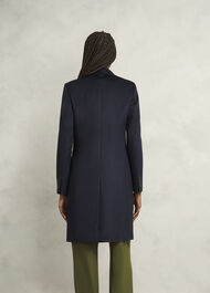 Petite Cavendish Wool Coat, Navy, hi-res