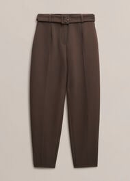 Trina Barrel Pants, Deep Brown, hi-res