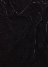 Charteris Velvet Skirt, Black, hi-res