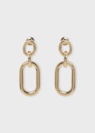 Avery Earrings, Gold, hi-res