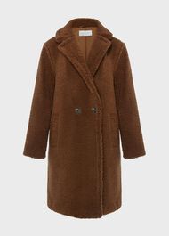 Clare Teddy Coat , Vicuna, hi-res