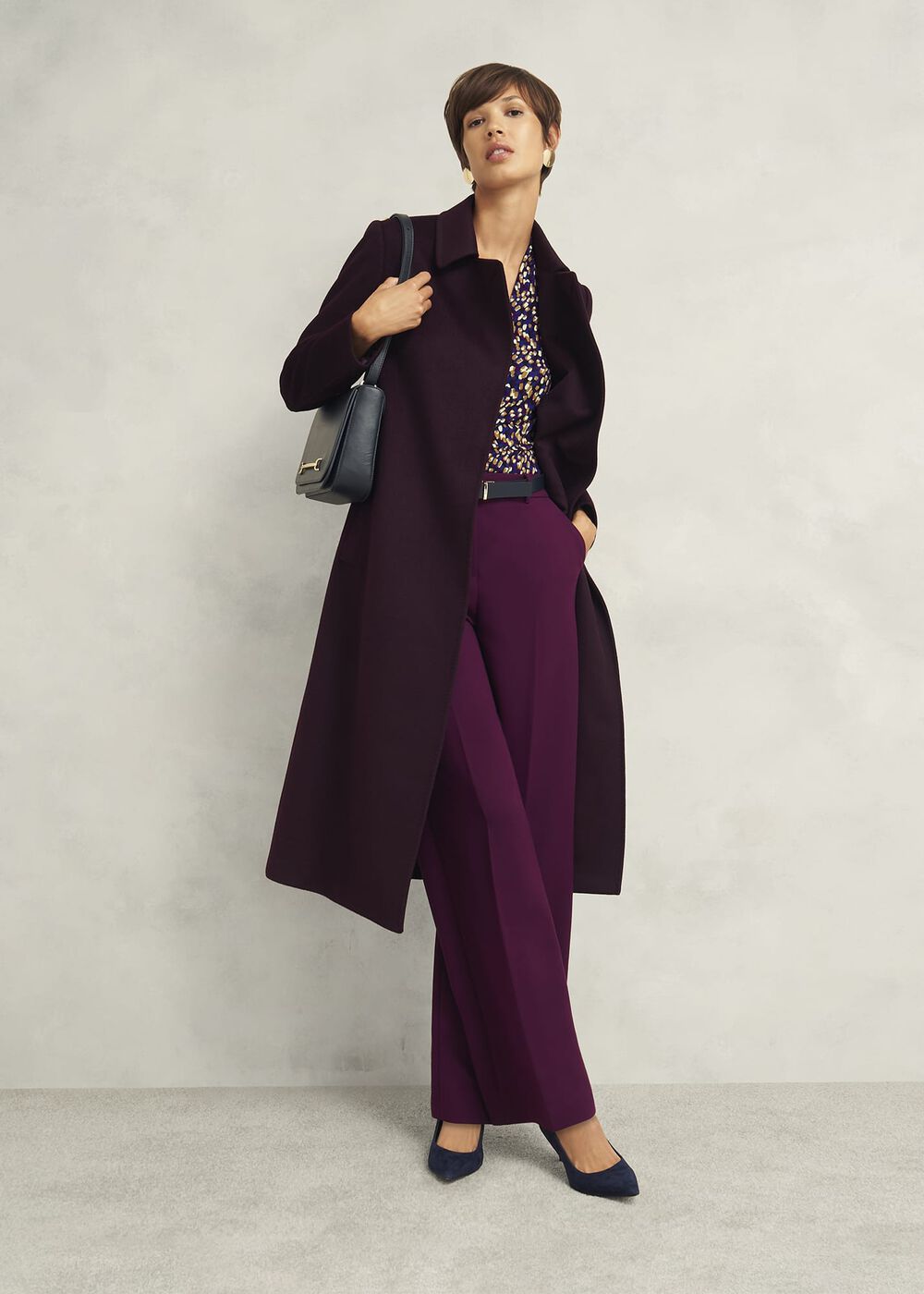 Aimee Printed Top, Purple Multi, hi-res