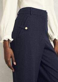 Alisa Wide Pants, Navy Ivory, hi-res