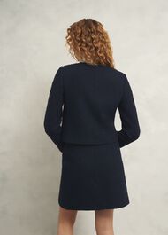 Marie Jacket With Wool, Navy, hi-res