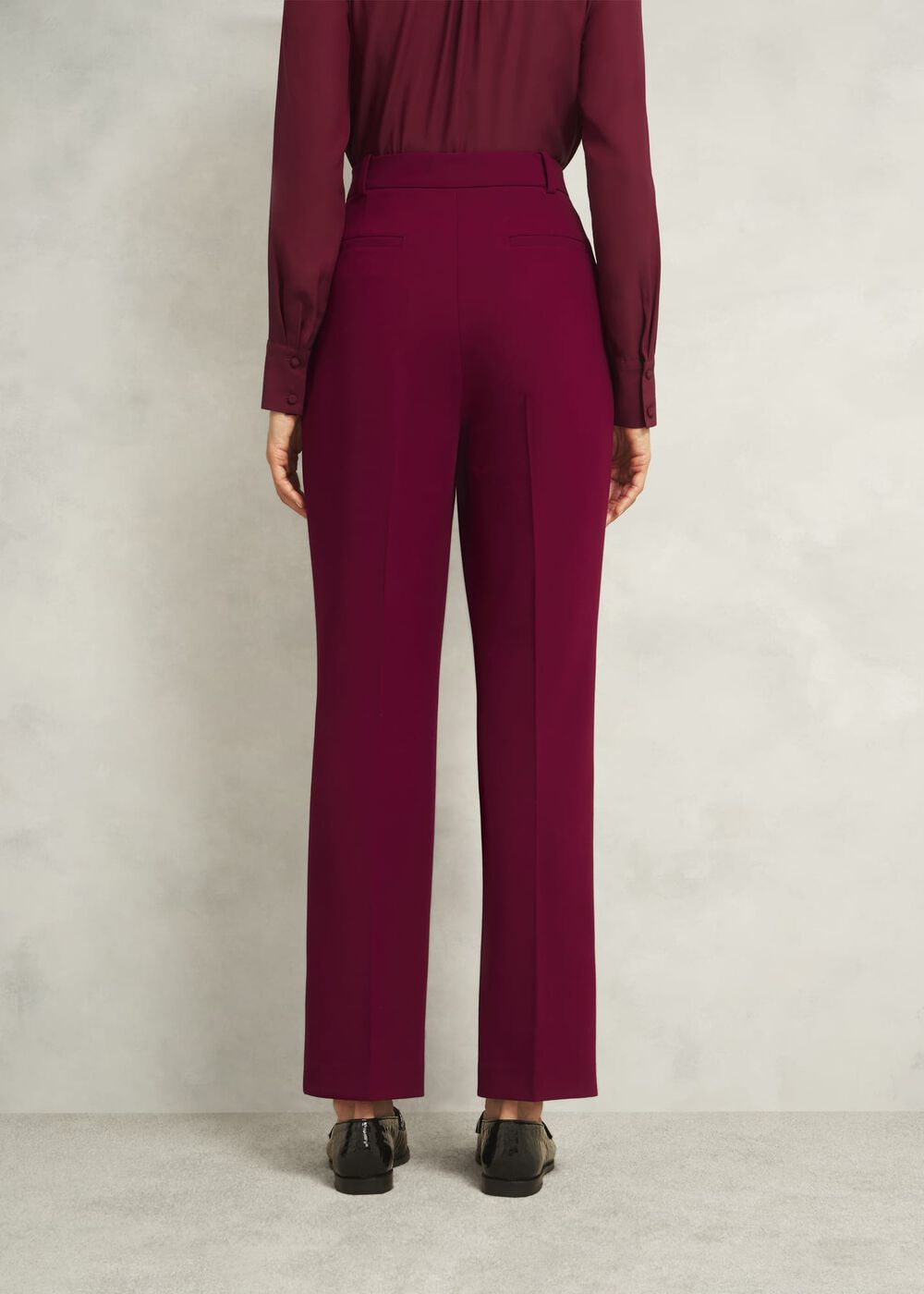 Mabel Straight Pants, Beryl Red, hi-res
