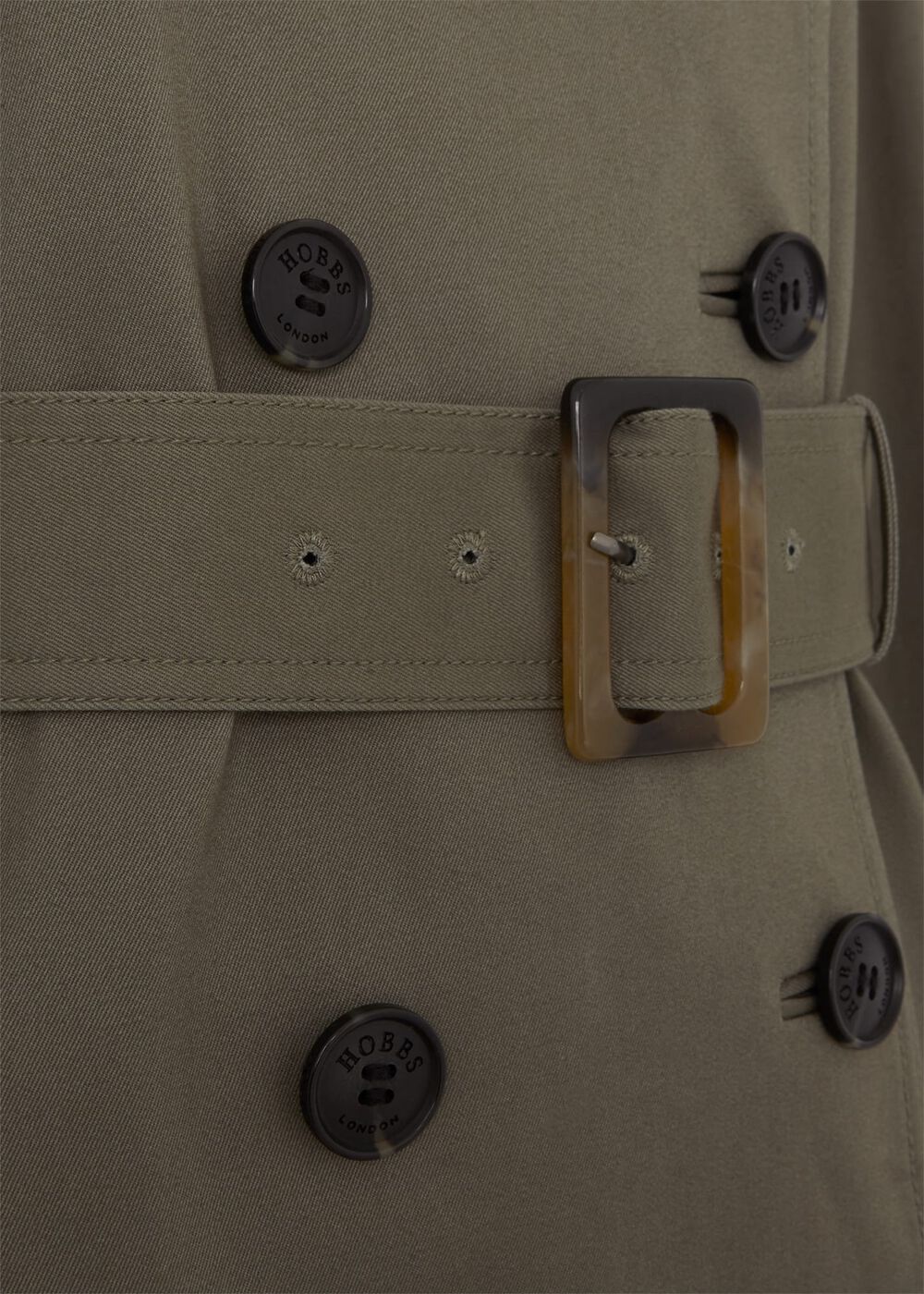 Lisa Trench Shower Resistant Trench Coat, Olive Green, hi-res