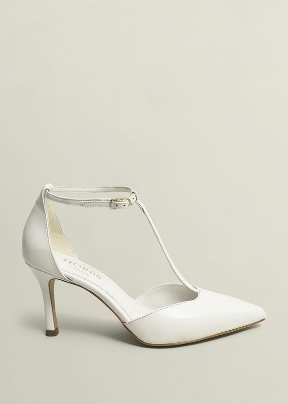 Alice T-Bar Leather Court Shoes