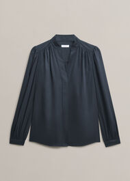 Gwen Blouse, Slate Blue, hi-res
